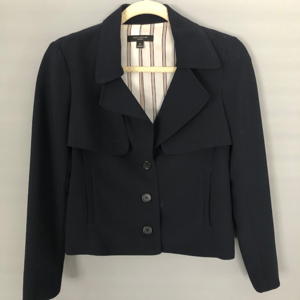 Navy Ann Taylor Blazer